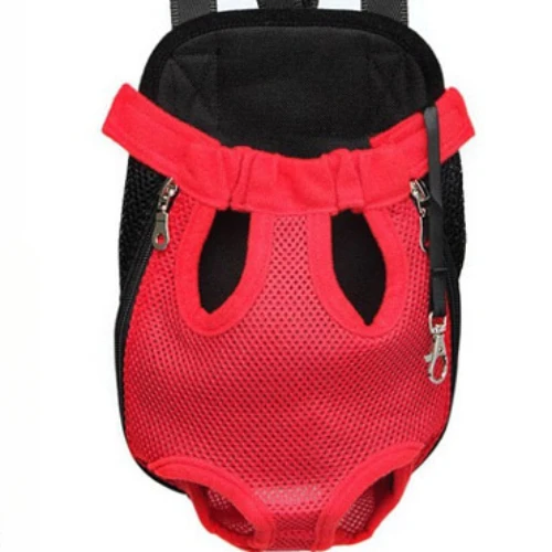 thumbnail image 1 of Mochila para perros y gatos, bolsa de viaje con manos libres para mascotas, mochila de malla transpirable con doble hombro, accesorios para mascotas, 1 of 5