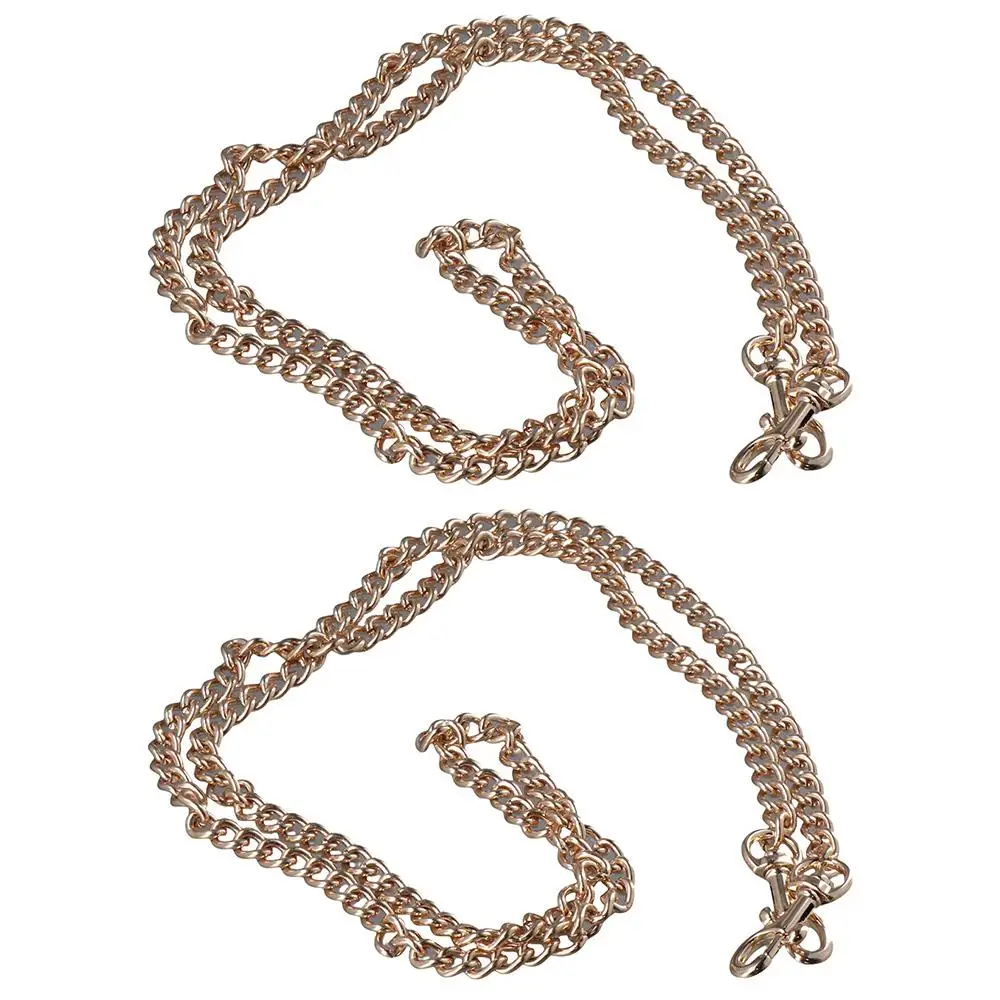 

Золотые цепочки для сумок, 2 шт., 120 см, металлические цепочки для женских кошельков, цепочки «сделай сам» для сумок на плечо, женские рюкзаки с цепочкой