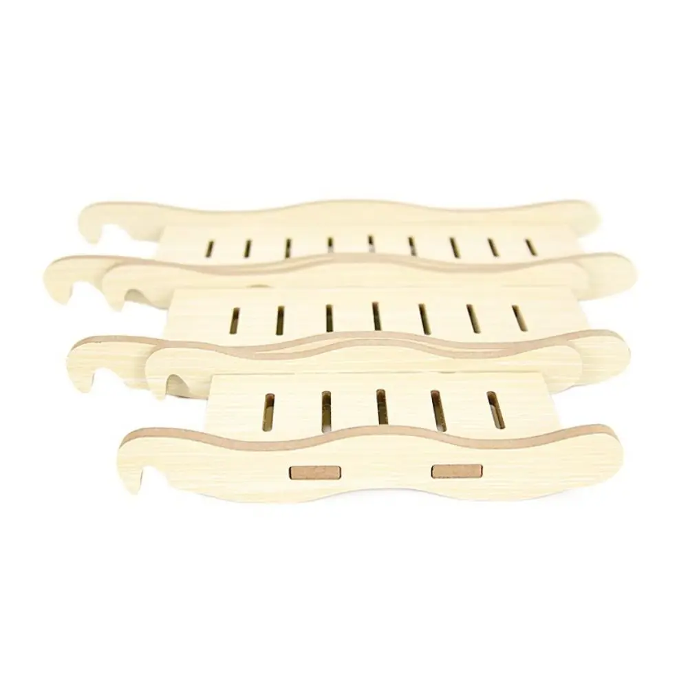 Wave Shape Wooden Hamster Ladder Wood Animals Cage Ladder Hamster Suspension Bridge Decorative Hamster Climbing Ladder