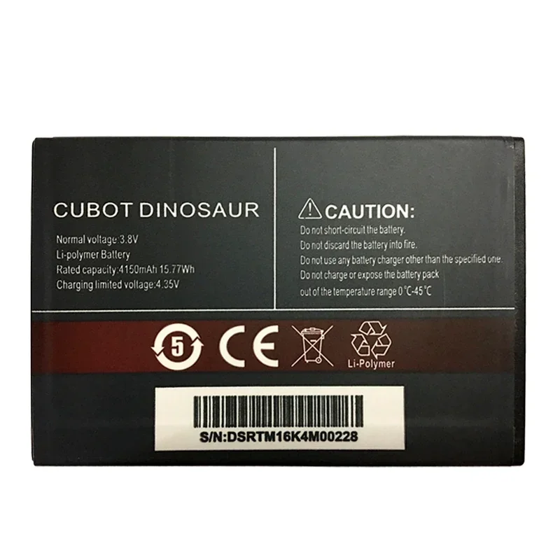 2024 Years 100% Original CUBOT Battery 4150mAh Replacement Backup Battery For CUBOT Dinosaur Cell Phone Battery In Stock
