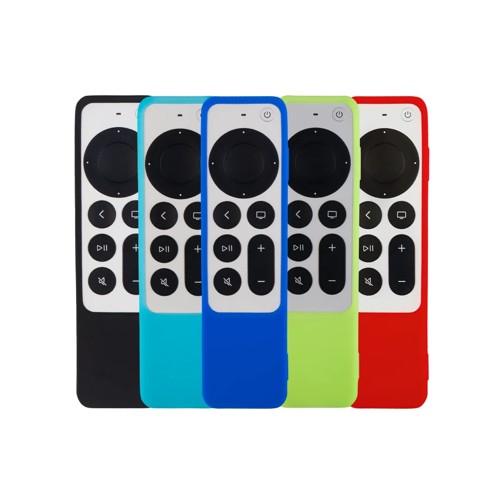 Silicone Remote Protective Shell Apple TV 4K Siri Remote Anti-Slip Shockproof Cover silicone remote case silicone remote sleeve silicone remote cover silicone case protector remote controller cover