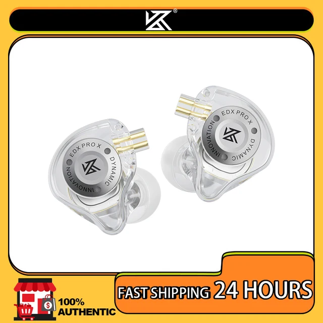 KZ EDX PRO X Dynamic Drive Earphone HIFI Bass Earbud DJ Sport Music Cancelling Headsets