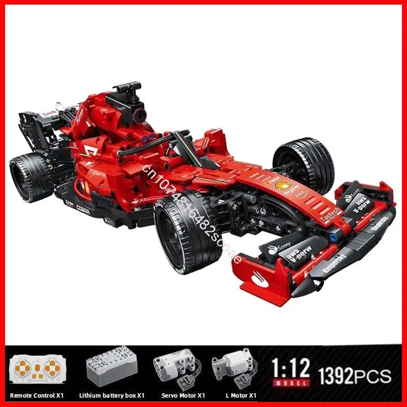 

2023 NEW 1392 pcs F1 Formula Racing High-tech Concept Power Building Blocks for Adults Educational Toys Toy Vehicles Models Kit