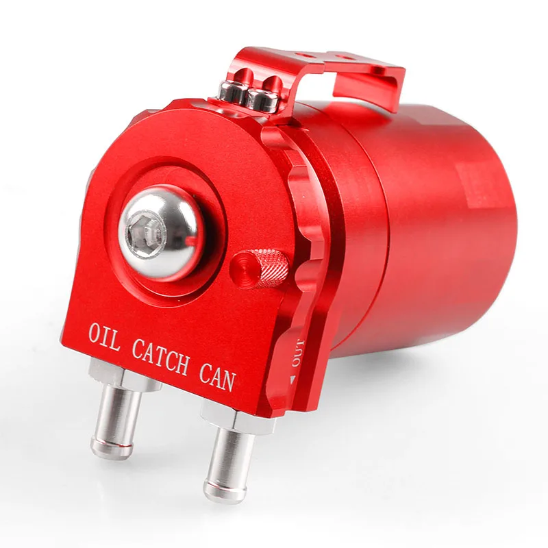 

Oil Catch Can Universal Breather Oil Reservoir Tank Petrol Filter Kit