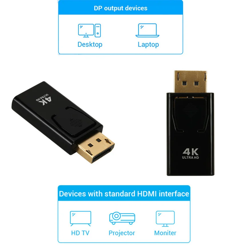 - 4K DP-HDMI ȯ DP-HDMI-ȣȯ ִ 60Hz ÷ Ʈ , Ʈ ǻ PC HDTV 