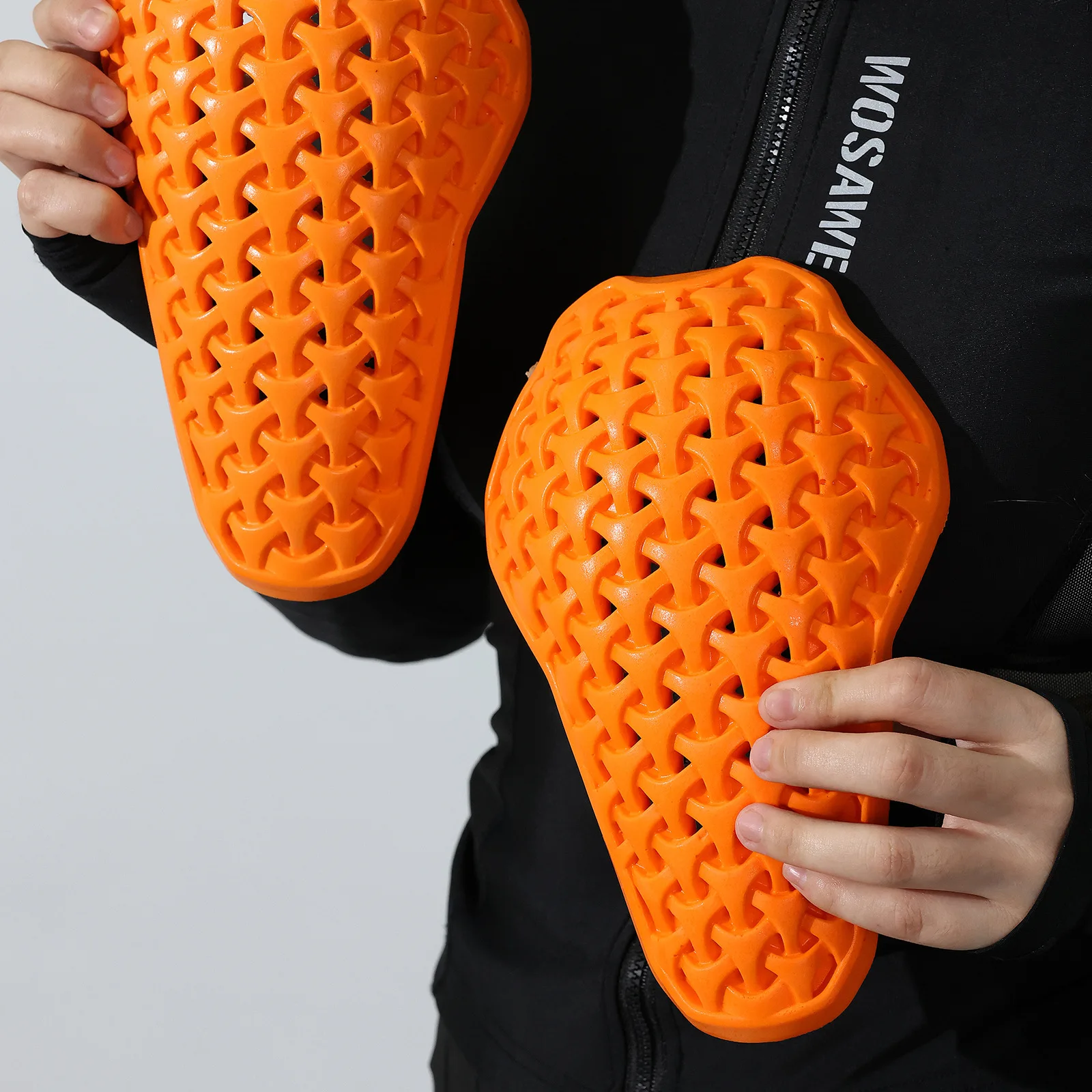 WOSAWE CE 레벨 1/2 오토바이 신체 보호 패드 범용 모토크로스 레이싱 안전 인서트 아머 백 프로텍터 모토 장비