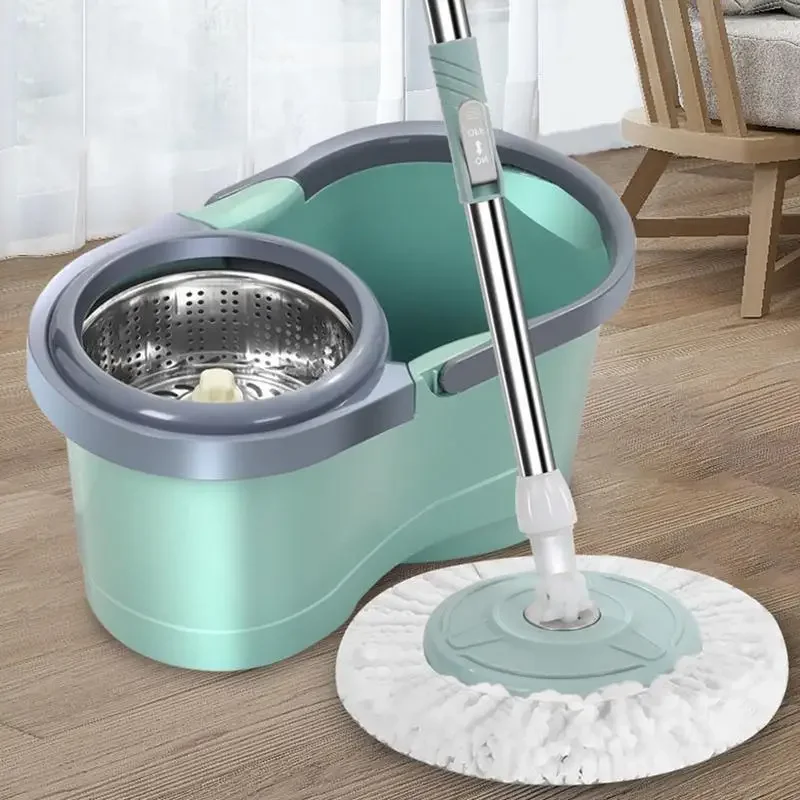 

Floor Automatic Tools Rotatable Mop Household Cleaning Dewatering And Set Room Livinmg Clean Spin Broom Kitchen Bucket