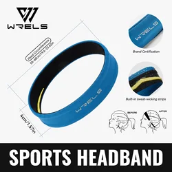 Unisex Yoga & Fitness Sweat - Wicking Headband (Blue)