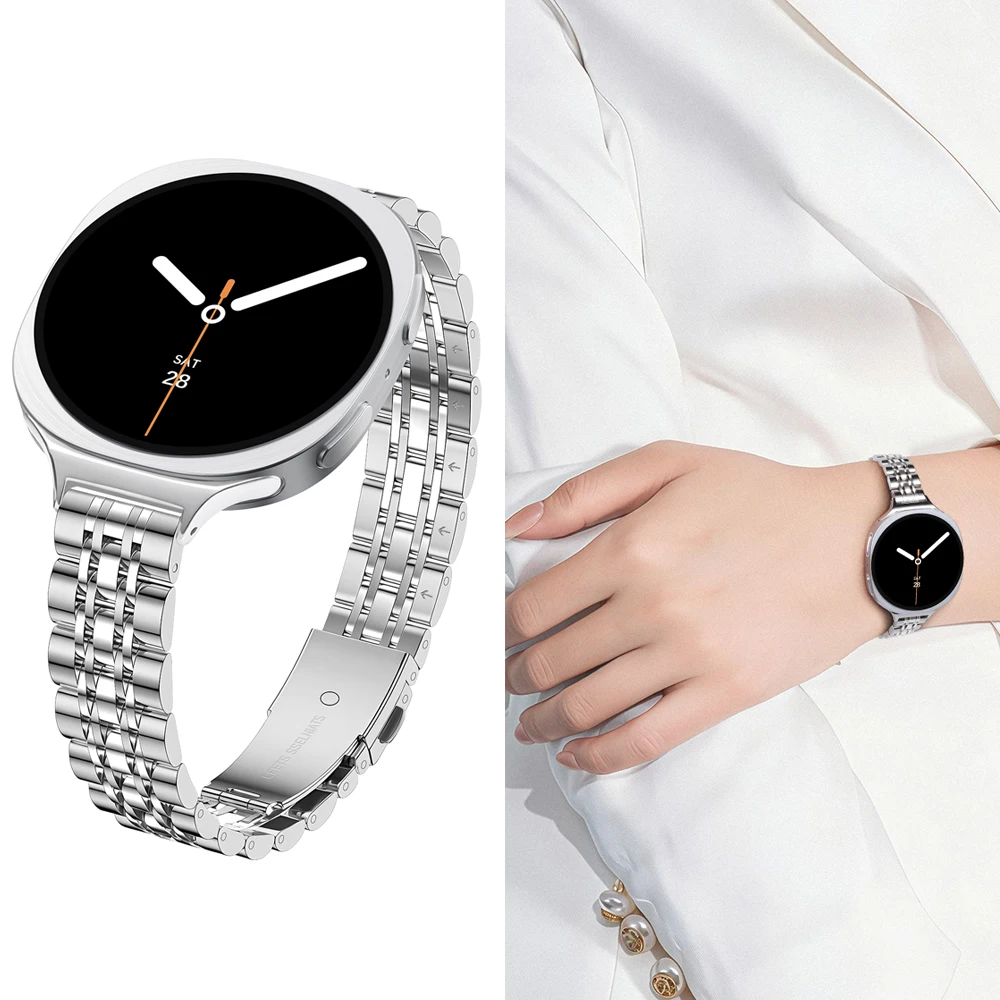 Slim Stainless Steel Metal Strap - Elegant Thin Bracelet