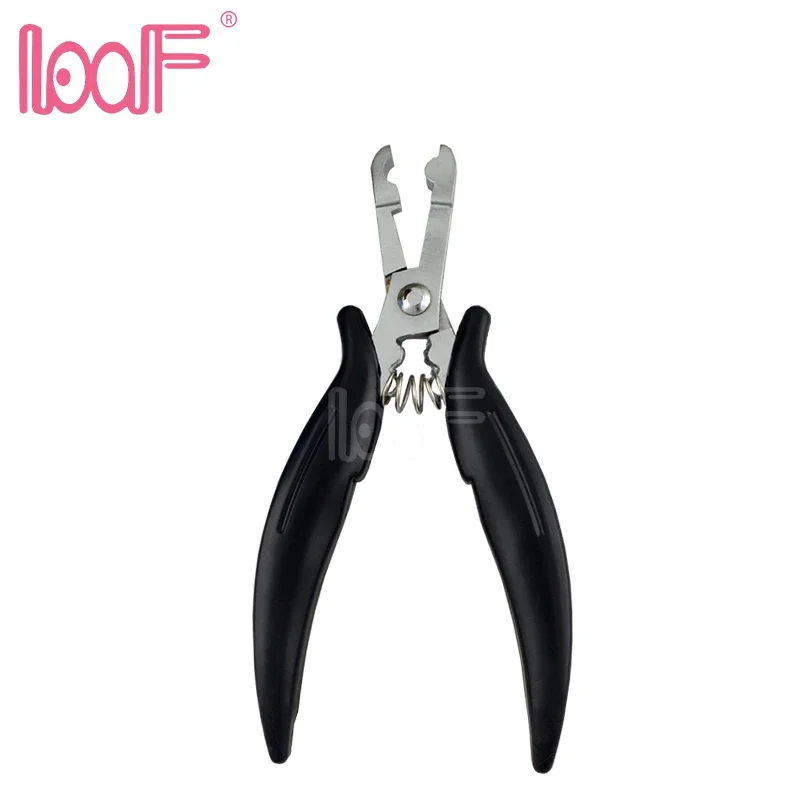 LOOF 1pc C type hair extensions pliers for Nail shaped making tools