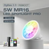 Gledopto Zigbee 3.0 LED 5W MR16 GU5.3 RGBCCT Color Spotlight Bulb Pro 500LM AC/DC12~24V Tuya APP Alexa Conbee RF Remote Control 1