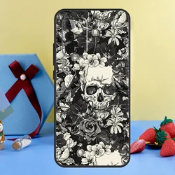 Gothic Floral Skull Phone Case - Samsung A33 5G (JJ7143)