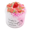 70ml Pack Strawberry Cloud Crunchy Fluffy Slime kit Foam Ball Fruit Sprinkles Slime for Girl and Boys Birthday Gifts Party Favor 1