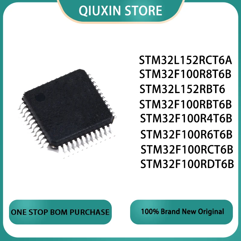 

(5 шт.) STM32F100R4T6B STM32F100R6T6BSTM32F100RCT6B STM32F100R8T6B STM32F100RBT6B STM32F100RDT6B STM32L152RCT6A STM32L152RBT6