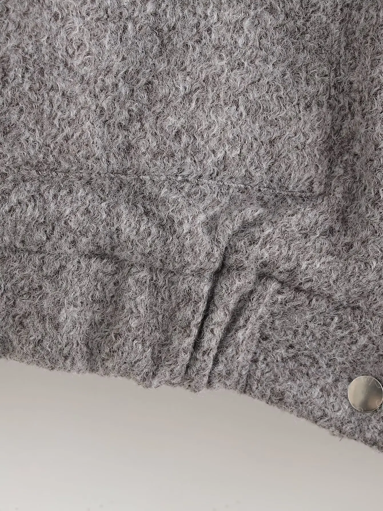 Bomber Jackets Women Coat Gray Long Sleeve Tops Solid Casual Loose Outwear Chaquetas Femme 2024 inszart Elegant Streetwear Coat