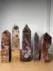 Natural Large Marine Jasper Crystal Tower Natural Crystal Wand 1pcs 4