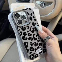 Leopard Print Lichee Pattern Phone Case - Stylish Protective Cover - iPhone X (4)