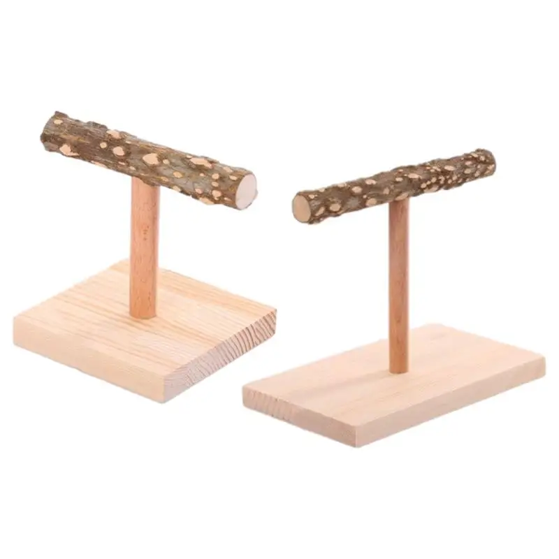 

Bird Platform T Shape Parrot Stand Bird Perches Exercise Toy Table Top for Cockatiel Parrots Bird Exercise pet toy supplies