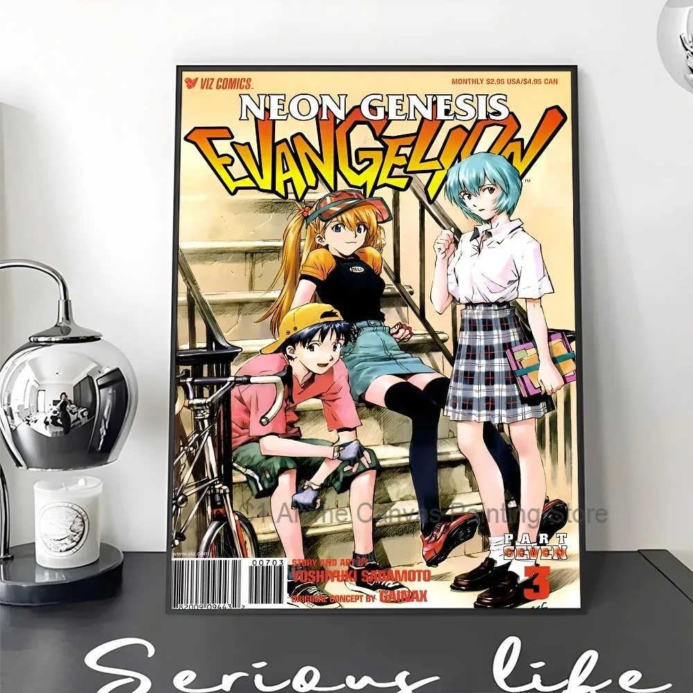 Neon Genesis Evangelion Anime Canvas Wall Art Decor