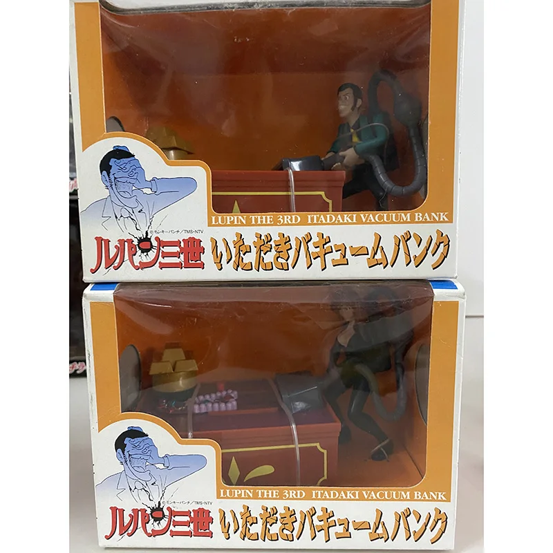 Lupin Iii Itadaki Vacuum Bank Action Figure Rupan Sansei E Mine Fujiko Scene Figure Model Ornament Box Toys