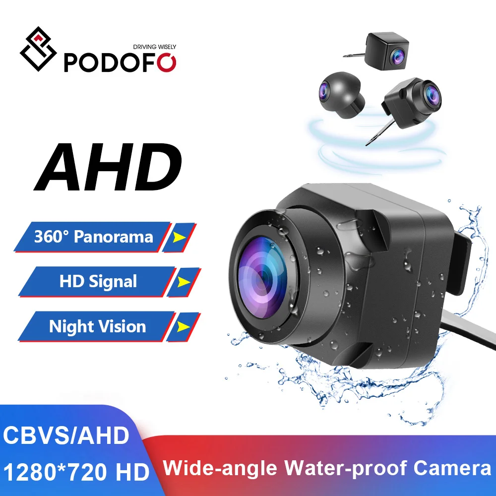 Podofo 1080p 360° Surround View Car Camera For Universal 360 Degree