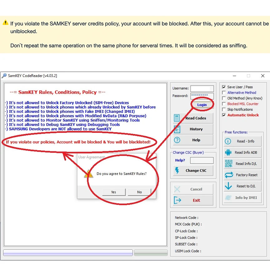 Samkey Server Credits Samsung phones 20 Credits pack service tool credits