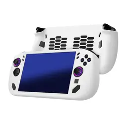 Enhanced Silicone Protective Case with Anti - Slip Grip and Shockproof Design (White)