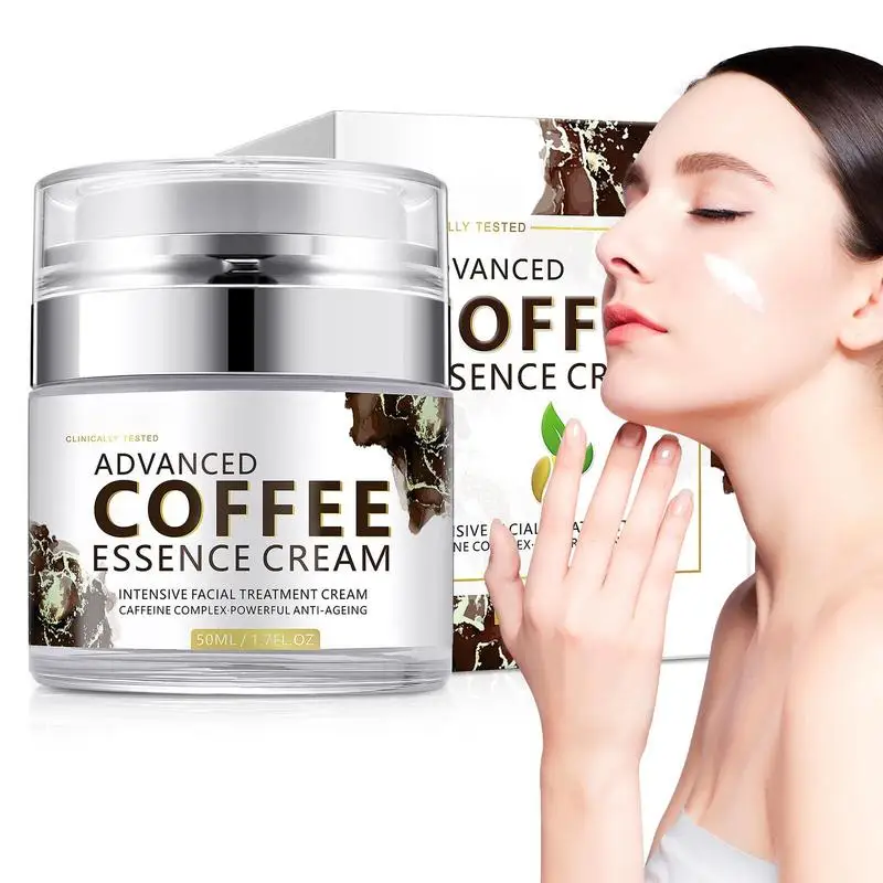 

Caffeine Face Cream Anti-Wrinkle Whitening Facial Cream Firming Lifting Anti-Aging Reduce Wrinkle Fine Lines Facial Cream 50ml