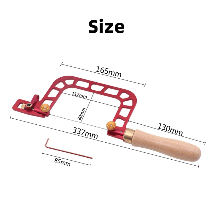 Wire Saw for wood Coping Saw Blades Wire Frame Fret with Diamond Jigsaws for Jade Stone Ceramic Wood Metal Cutting