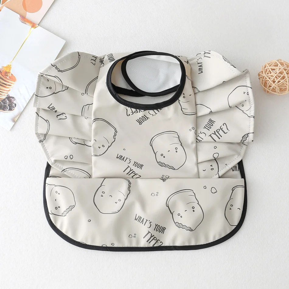 Baby Bibs Waterproof Antifouling Baby Feeding Apron Sleeveless Wings Art Workwear Kids Baby Supplies Feeding Bibs accessoriesdiy baby  Baby Accessories