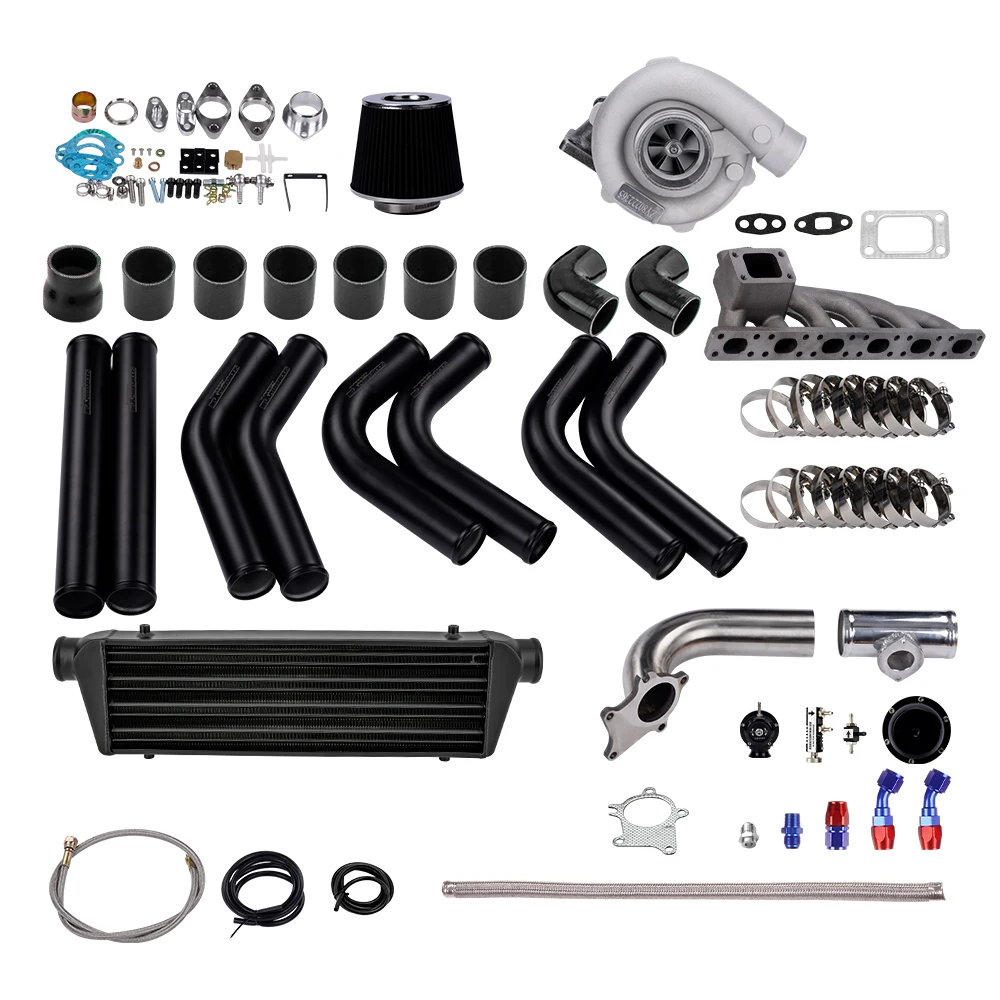 Maxpeedingrods 12 PCS T3 T4 Turbo Turbine Turbocharger Intercooler