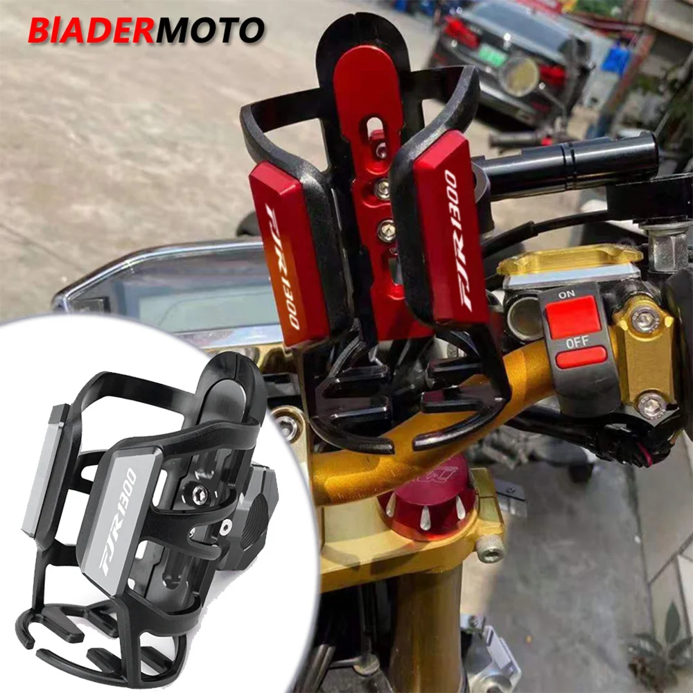 

Logo For YAMAHA FJR1300 FJR 1300 2006-2023 Accessories New Motorcycle Beverage Water Bottle Cage Drink Cup Holder Sdand Mount