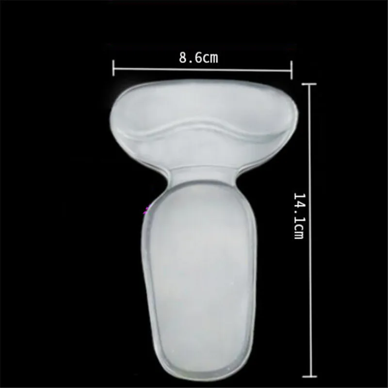 Silicone Heel Stickers Shoe Cushion Heel Protector for Shoes High Heels Inserts Pads Shoe Adjuster Women Half Insoles 2PCS