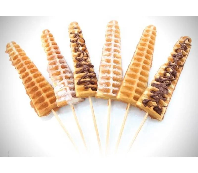 Description Picture 6 of itemCommercial 6PCS Christmas Tree Waffle Making Machine Stainless Steel Pan Lolly Waffle Maker With High Quality Kitchen Appliance