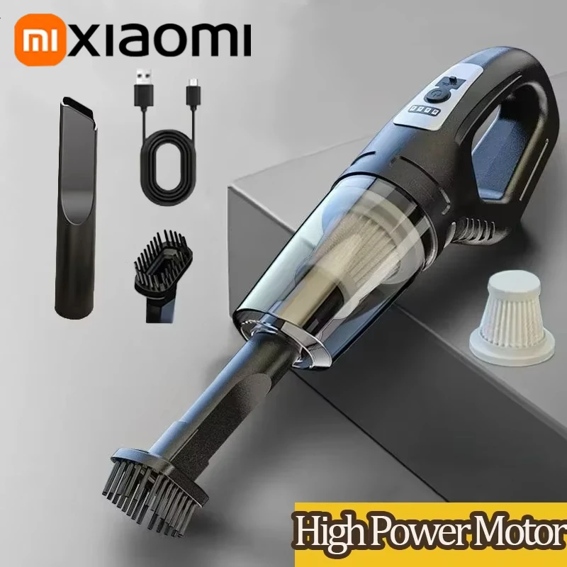 Xiaomi Car Vacuum Cleaner 120W High Power USB Charge Handheld Cordless Vacuum Cleaner Strong Suction Car Home 69980000pa wireless vacuum cleaner vacuum cleaner portable vacuum cleaner handheld vacuum cleaner
