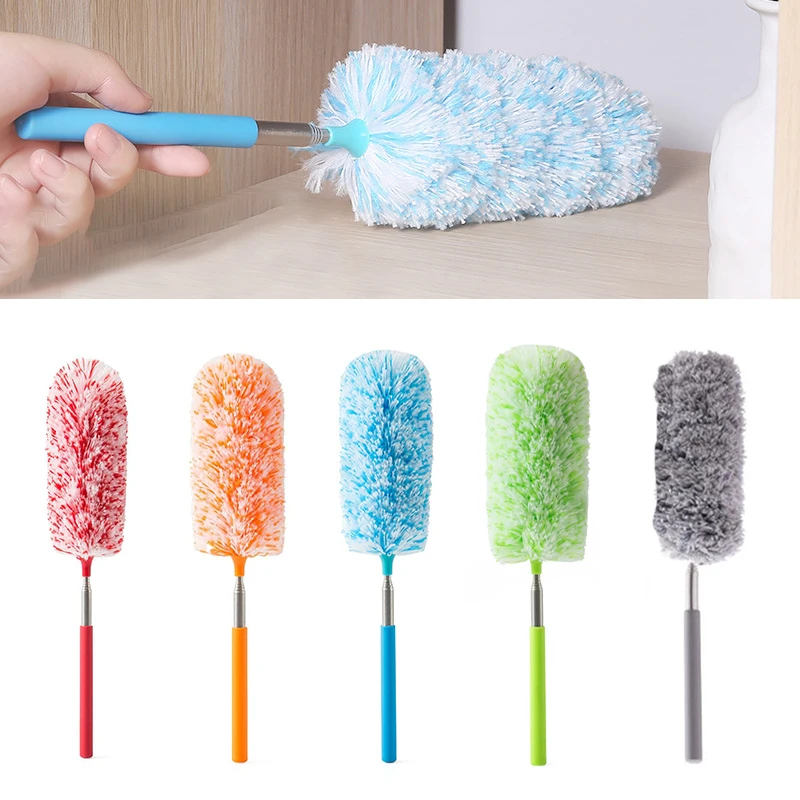 Microfiber Duster Brush Extendable Hand Dust Removal Cleaner Anti Dusting Brush Home Air-condition Feather Car Furnitur Cleaning cleaning duster flexible microfiber dusters cleaning brush dust cleaner extendable handle ceiling fan for car crown molding