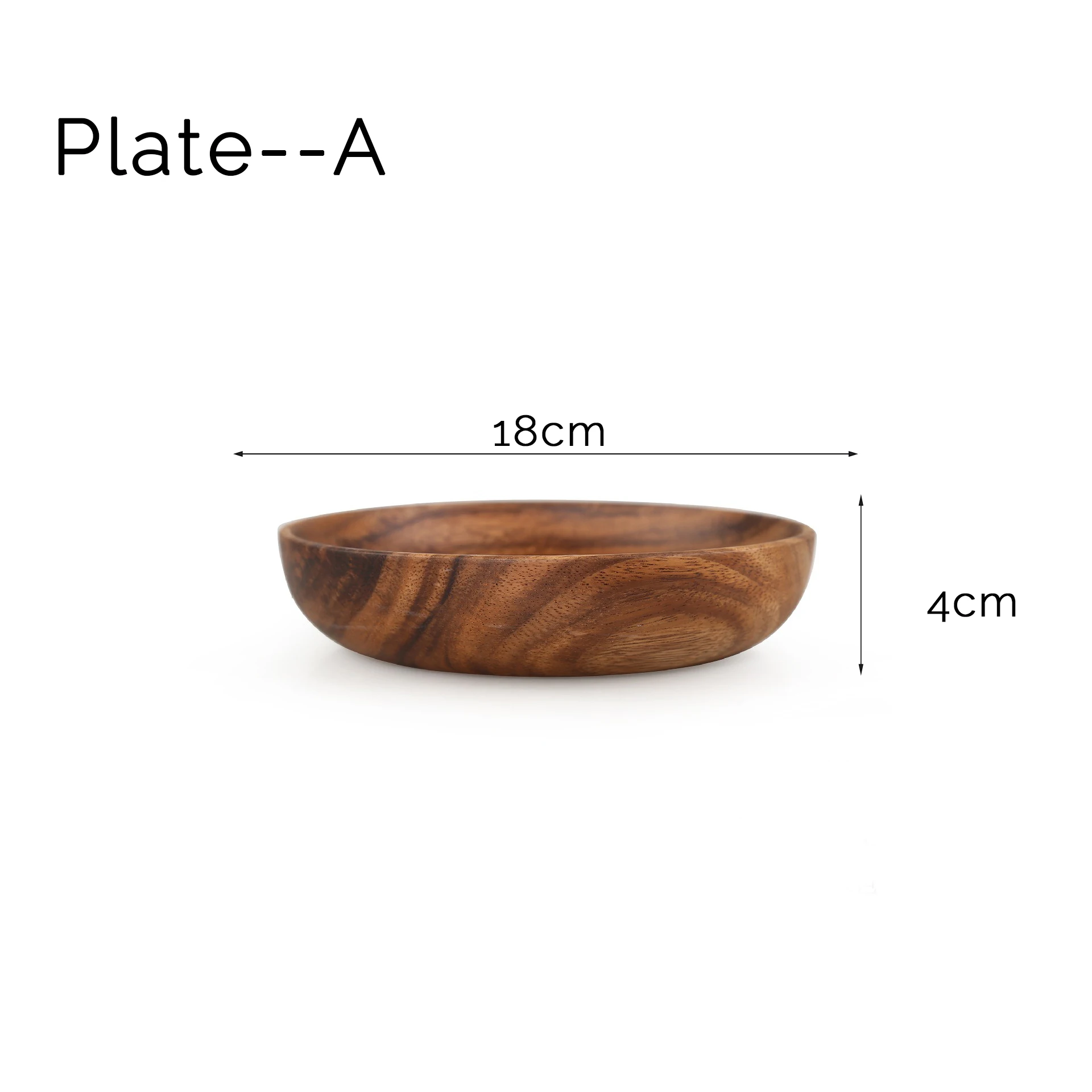 وعاء سلطة الفاكهة الخشبي، وعاء الأرز على الطراز ال...