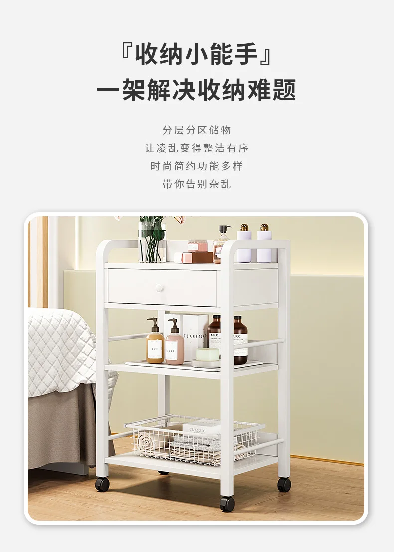 Description Picture 3 of itemCosmetic Manicure Salon Trolley Hairdresser Barber Lash Tattoo Salon Trolley Spa Make Up Wozek Narzedziowy Salon Furniture WKST