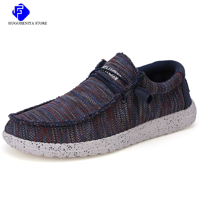 

2023 New Summer Men's Canvas Lazy Boat Shoes Outdoor Convertible Slip On Loafer Fashion Casual Flat Non Slip Deck Shoes Big Size