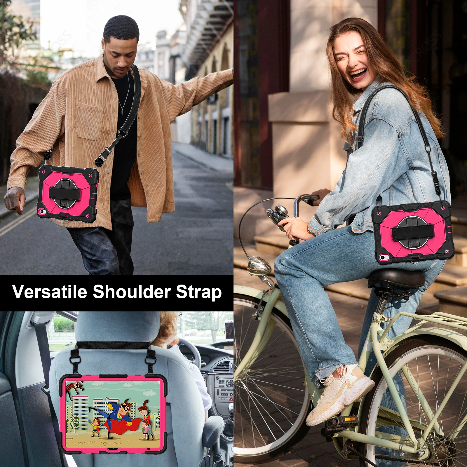 Durable Shockproof Kids Tablet Stand Case - Armor Cover