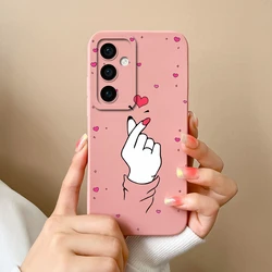 Bear Love Heart Shockproof Anti - fall Antifouling Phone Case Cover for Samsung S24 Plus (TYP1)