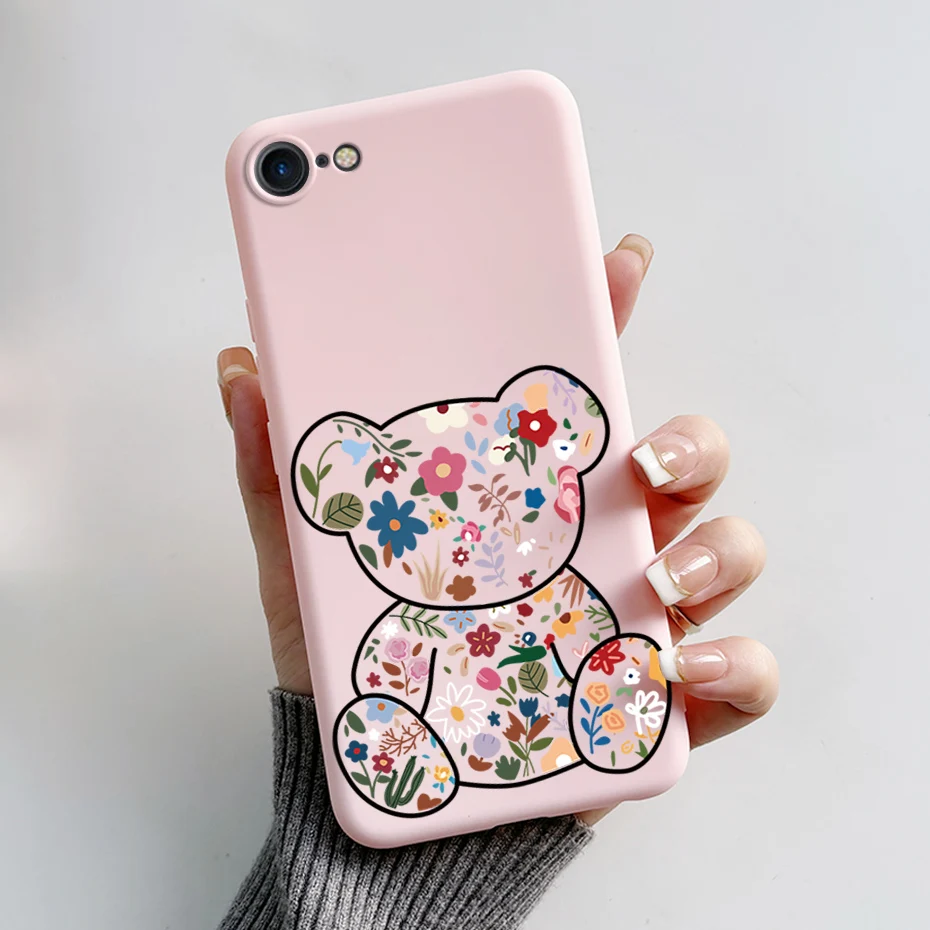 Stylish Painted Soft Silicone TPU Phone Case - 4.7'' Protective Back Cover