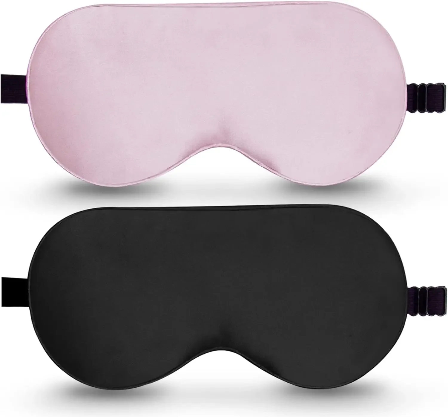 Silk Sleep Eye Mask Light Blocking Adjustable Strap
