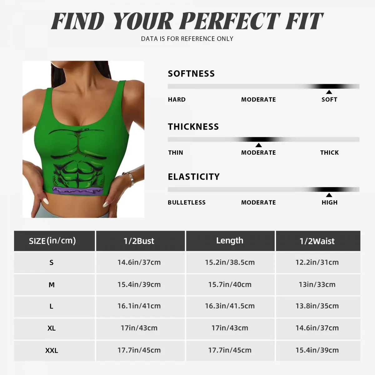 Hulk Green Anger Workout Crop Tank Tops for Women Seamless Running Yoga Sports Bras
