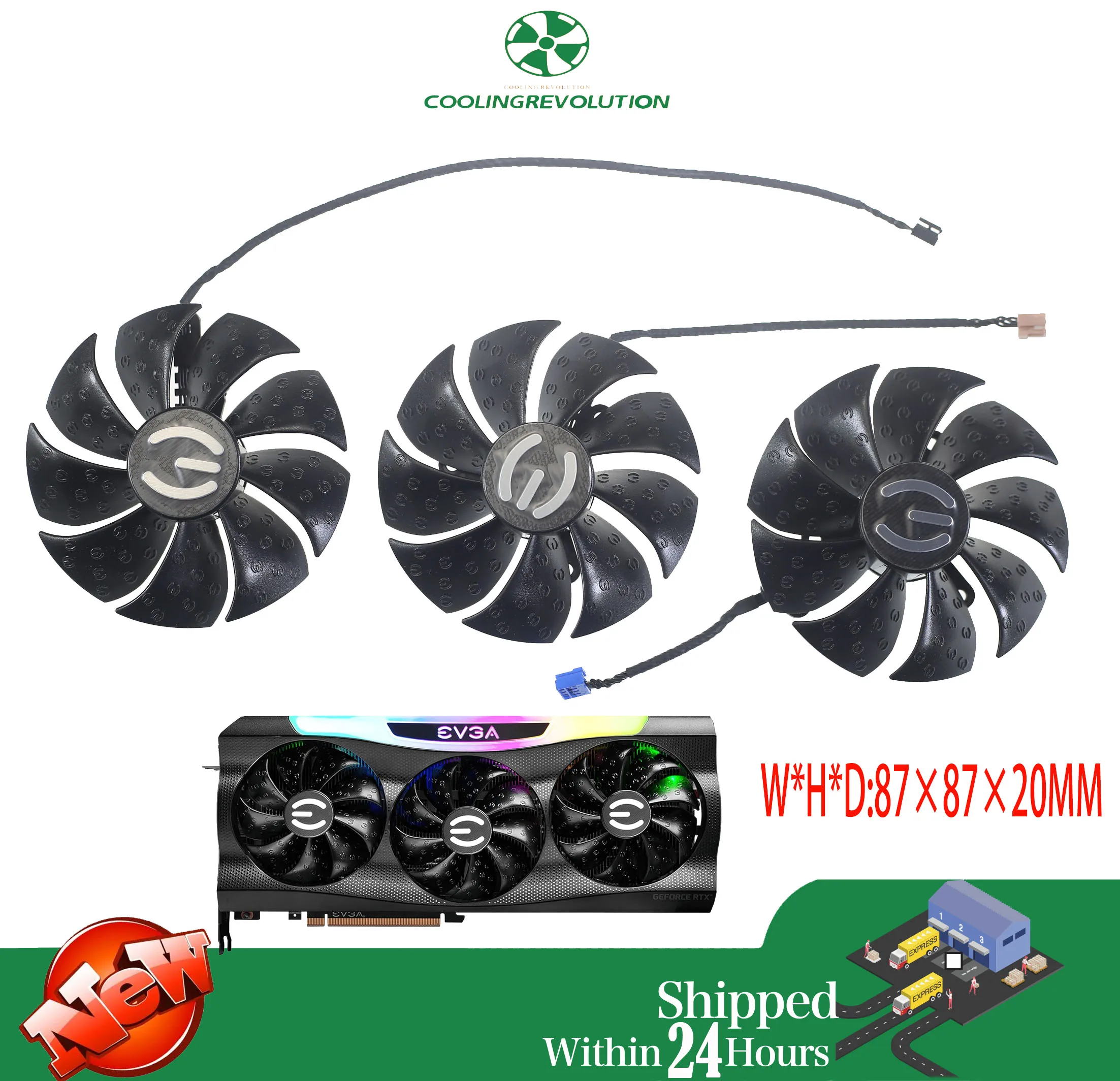 T129215SM 95mm Graphics Card Cooling Fan For ASUS STRIX RX 470 580 570 – Gpu -fan