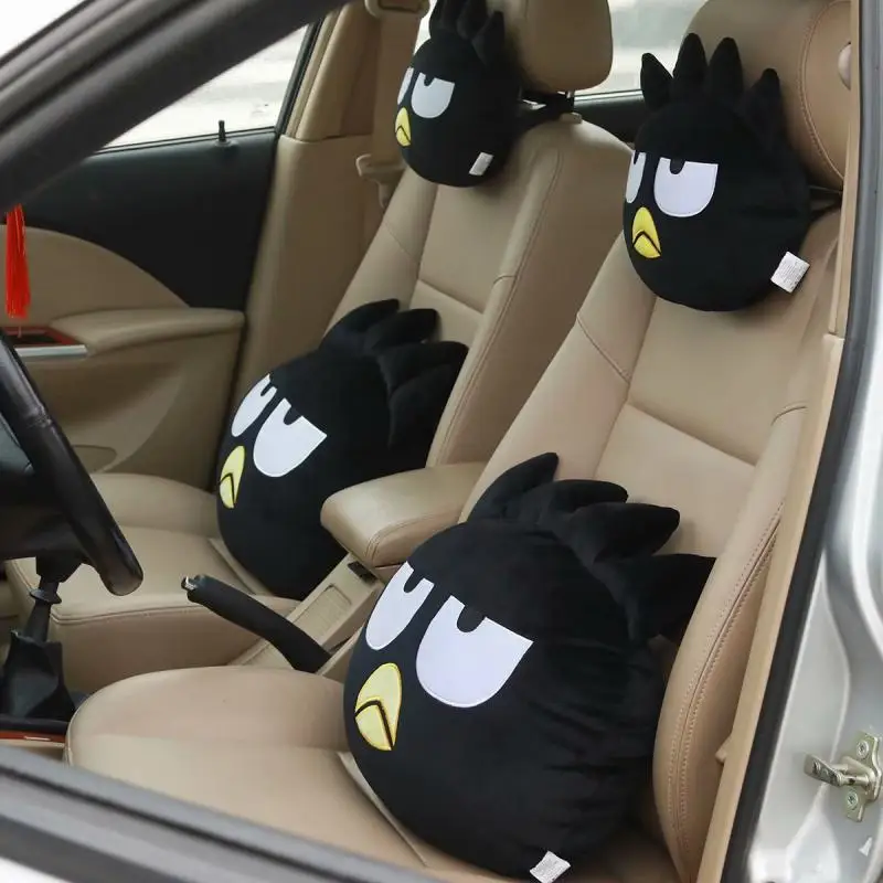 

Автомобильная подушка для шеи Sanrio, Наплечные подушки для ремня безопасности, Коралловое бархатное одеяло, аксессуары для интерьера, автомобильные аксессуары, подарки