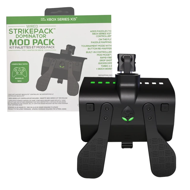Xboxシリーズx用のワイヤレスキューストライクのセット,ゲームパッドのアダプター,防滴と急速火災を備えたコントローラー