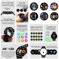 2026 New physical health Analysis Uric Acid Smart Watch Body Fat ECG+PPG BP Blood Oxygen HD Clock BT Call Smart Watch Men Women - Image 4