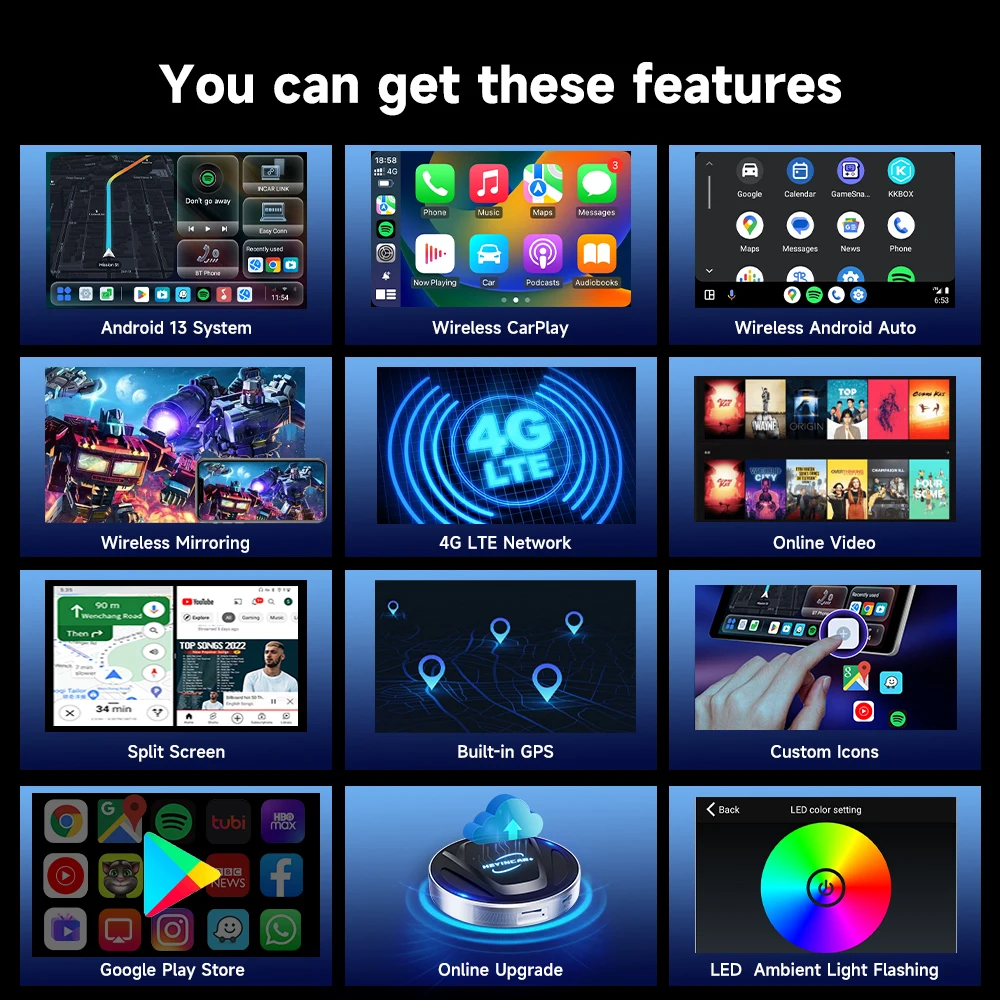 HEYINCAR ø ȵ̵ 13,  CX-5 CX-3 CX-30 CX-50 CX-90,  3  ġ ī÷ Ai ڽ, 8GB + 128GB, 2024 ǰ