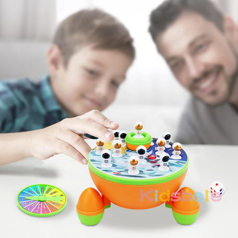 Space Board Game Creative Astronaut Toy Educational Board Game Funny Table Games for Boys, Girls, Party 2